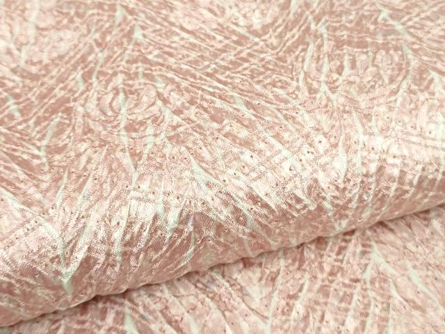 平和屋着物●極上　名門　藤娘きぬたや・総絞り　杢目絞り　逸品　未使用　DZAB3506kh6