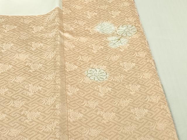 平和屋本店●極上　創業460年・千總　訪問着　駒刺繍　草花文　金彩　小田急百貨店扱い　逸品　DZAB3511kh6