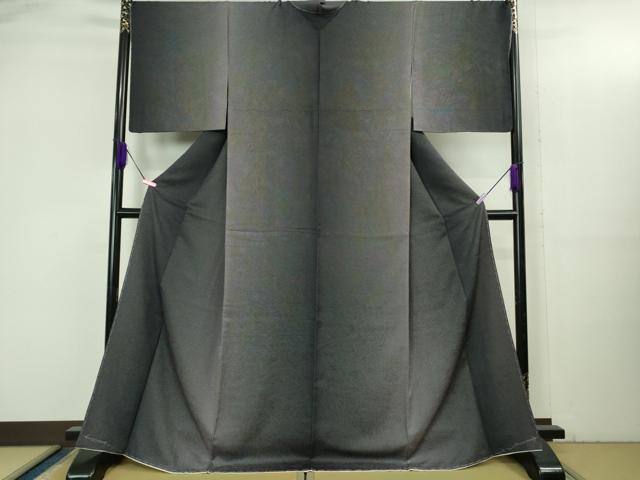 平和屋着物●極上　小紋　吉祥墨流　暈し染め　反端付き　逸品　未使用　DZAB3516kh6