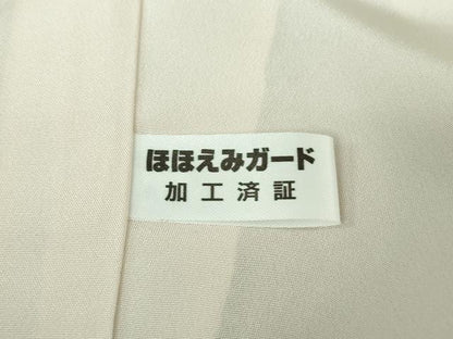 平和屋着物●極上　小紋　吉祥墨流　暈し染め　反端付き　逸品　未使用　DZAB3516kh6