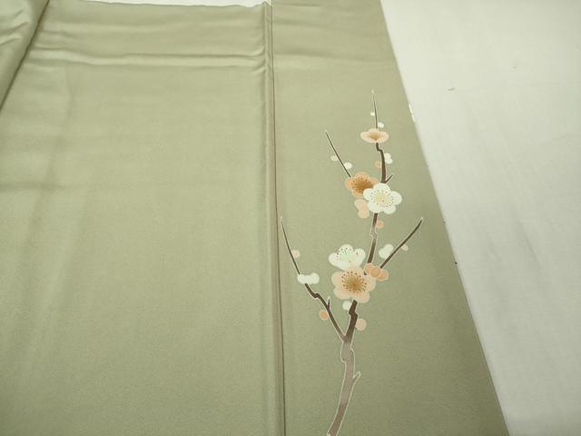平和屋着物●極上 訪問着 作家物 手描き 孔雀 暈し染め 逸品 DZAB3521kh6