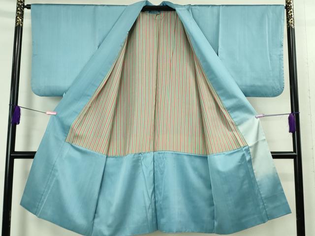 平和屋着物∞極上　道中着　ロング丈　鴛鴦　暈し染め　逸品　DZAB3528kh6