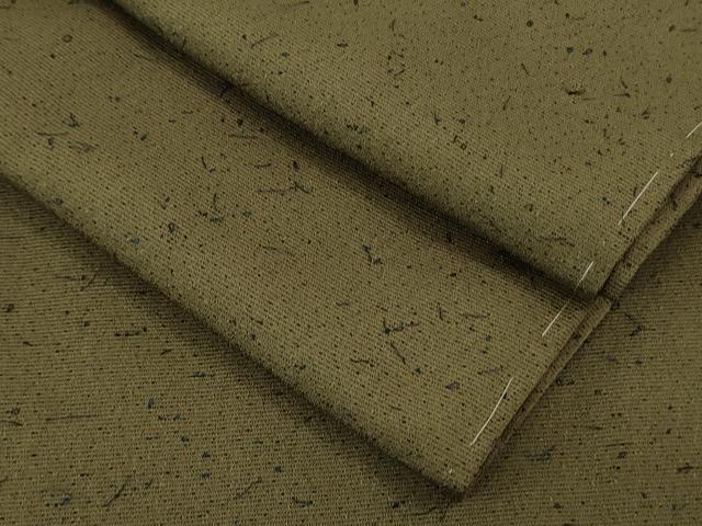 平和屋着物∞極上　男性　長羽織　髭紬　肥後煤竹色　逸品　未使用　DZAB3529kh6