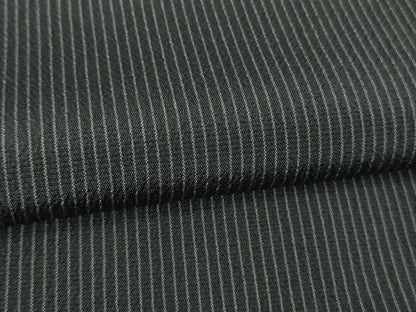 平和屋着物●極上　お召　縞　褐色×霞色　逸品　DZAB3533kh6