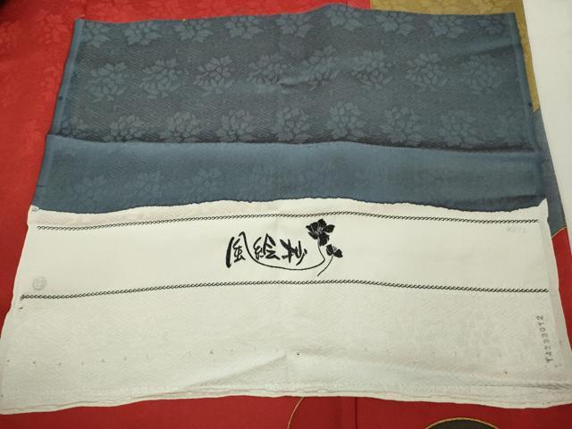 平和屋本店●極上　皇室献上作家　藤井寛　振袖・長襦袢(無双仕立て)セット　駒刺繍　雲重ね　金彩　逸品　DZAB3547kh6
