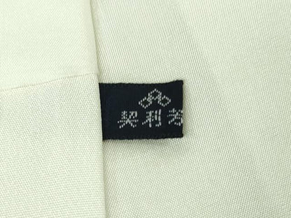 平和屋本店●極上 結城ちぢみ 奥順謹製 はたおり娘 手緒里 証紙付き 逸品 DZAB3589kh6