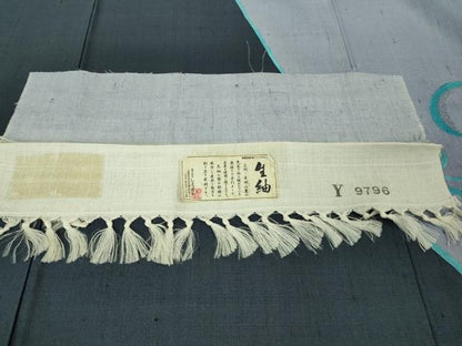 平和屋本店●極上　染織の名門　しょうざん  生紬　訪問着　単衣　唐草文　まるやま扱い　証紙付き　ロング丈　逸品　DZAB3596kh6