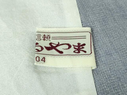 平和屋本店●極上　染織の名門　しょうざん  生紬　訪問着　単衣　唐草文　まるやま扱い　証紙付き　ロング丈　逸品　DZAB3596kh6