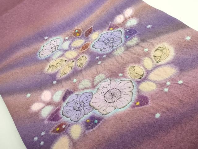 平和屋本店●極上　久保田一竹　幻の辻が花　太鼓柄袋帯　逸品　DZAB3604kh6