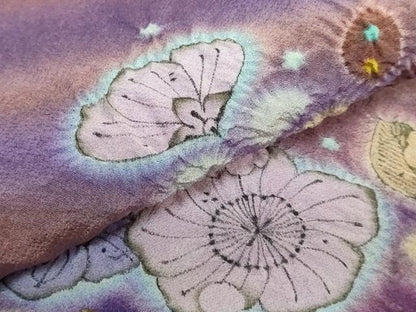 平和屋本店●極上　久保田一竹　幻の辻が花　太鼓柄袋帯　逸品　DZAB3604kh6