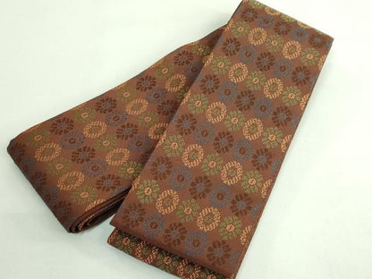 平和屋着物●極上　男性　角帯　いちご錦　逸品　未使用　DZAB3640kh6