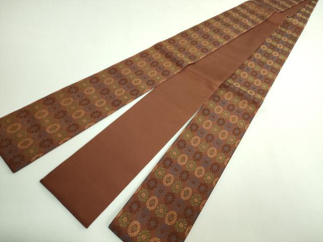 平和屋着物●極上　男性　角帯　いちご錦　逸品　未使用　DZAB3640kh6