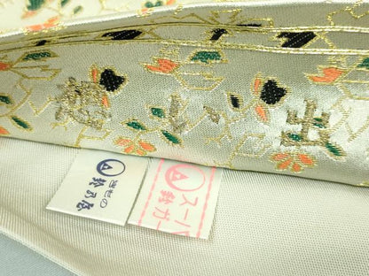 平和屋着物●極上　龍村美術織物　たつむら　全通柄袋帯　想い出　金糸　鈴乃屋扱い　逸品　DZAB3657kh6