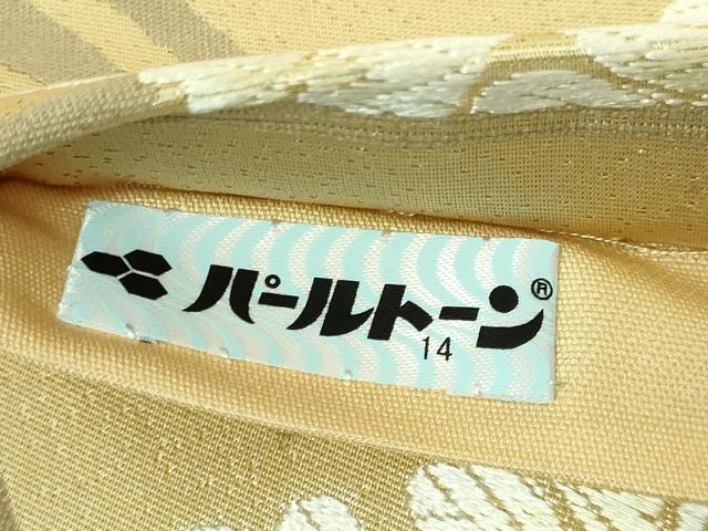 平和屋着物●極上　六通柄袋帯　唐織　花菱文　金糸　逸品　DZAB3678kh6