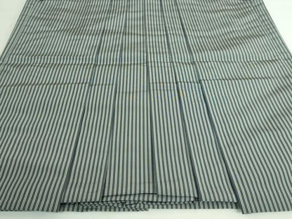 平和屋本店●極上 男性 人間国宝 甲田綏郎 精好仙台平 馬乗り袴 縞 逸品 DZAB3690kh6