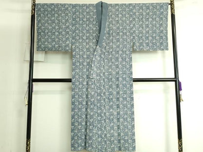 平和屋着物●極上　男性　銀座もとじ　長襦袢　無双仕立て　荒磯　たとう紙付き　逸品　DZAB3692kh6