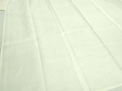 平和屋着物＊夏物 長襦袢 小千谷ちぢみ 杜若紋紗 麻 生成り色 逸品 DZAB3695kh6