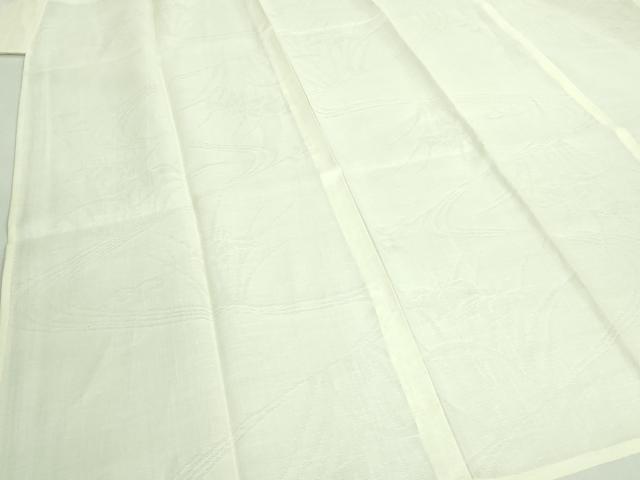 平和屋着物＊夏物 長襦袢 小千谷ちぢみ 杜若紋紗 麻 生成り色 逸品 DZAB3695kh6