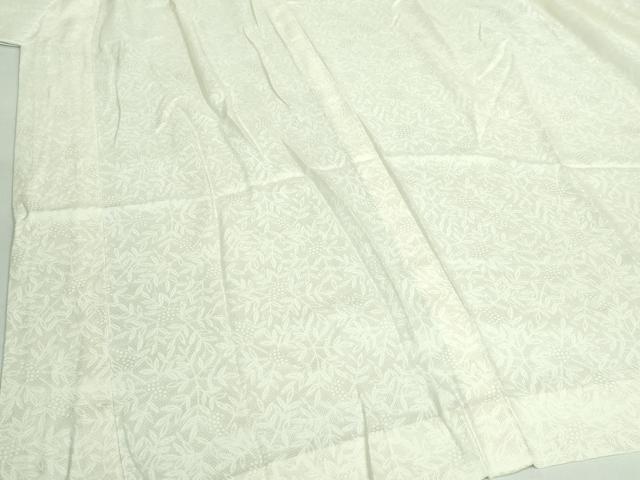 平和屋着物＊夏物 長襦袢 南天枝葉文 洗える正絹 逸品 DZAB3698kh6