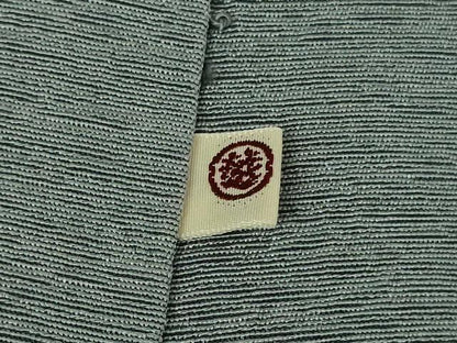 平和屋本店●極上　訪問着　総刺繍　吉祥花文　鉄御納戸色地　金糸　三越扱い　ロング丈　逸品　DZAB3716kh6