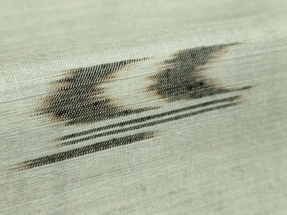 平和屋本店▽希少　重要無形文化財　本場久米島紬　単衣　ゆうな染　手織　逸品　DZAB3737kh6