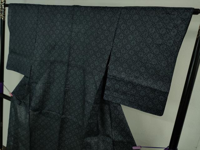 平和屋本店＊極上　夏物　重要無形文化財　本場宮古上布　網目花繋ぎ　苧麻　逸品　DZAB3748kh6