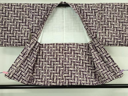 平和屋本店＃極上　岩手の匠　草紫堂　南部絞り　紫根染　綿　羽織　逸品　DZAB3755kh6