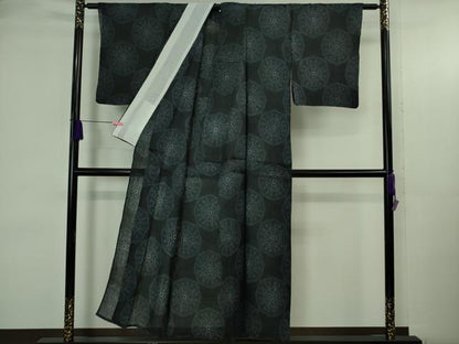 平和屋本店＊極上　夏物　重要無形文化財　本場宮古上布　苧麻　飾花文　逸品　DZAB3778kh6