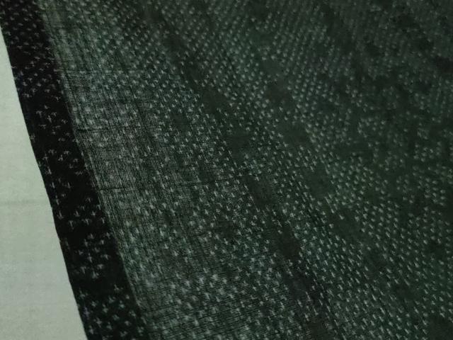 平和屋本店＊極上　夏物　重要無形文化財　本場宮古上布　苧麻　立涌花文　逸品　DZAB3779kh6