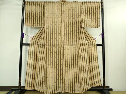 平和屋本店＊極上 夏物 芭蕉布 手積み芭蕉糸100％ 間道 逸品 DZAB3782kh6