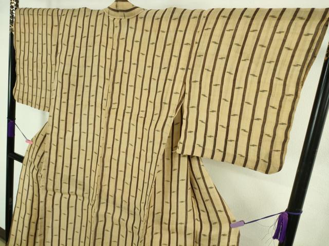 平和屋本店＊極上 夏物 芭蕉布 手積み芭蕉糸100％ 間道 逸品 DZAB3782kh6