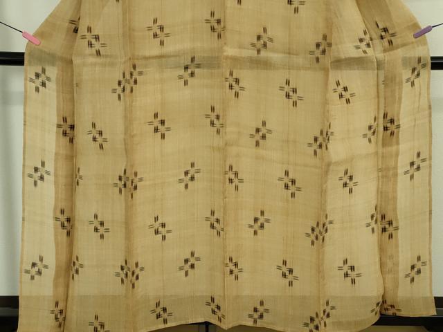 平和屋本店＊極上　夏物　芭蕉布　手積み芭蕉糸100％　逸品　DZAB3786kh6