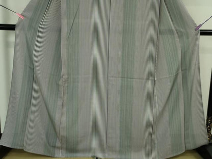 平和屋着物＊極上 夏物 小紋 絽 縞 逸品 未使用 DZAB3796kh6