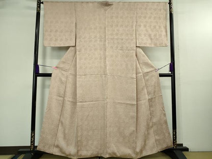 平和屋着物●極上　名門　藤娘きぬたや・総絞り　杢目絞り　小紋　逸品　DZAB3806kh6