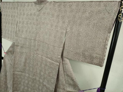 平和屋着物●極上　名門　藤娘きぬたや・総絞り　杢目絞り　小紋　逸品　未使用　DZAB3807kh6