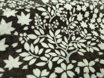 平和屋本店●極上 訪問着 東雲絞り 相良刺繍 草花文 暈し染め 金糸 銀通し地 ロング丈 逸品 未使用 DZAB3814kh6