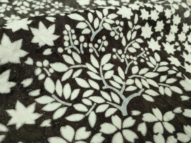 平和屋本店●極上 訪問着 東雲絞り 相良刺繍 草花文 暈し染め 金糸 銀通し地 ロング丈 逸品 未使用 DZAB3814kh6