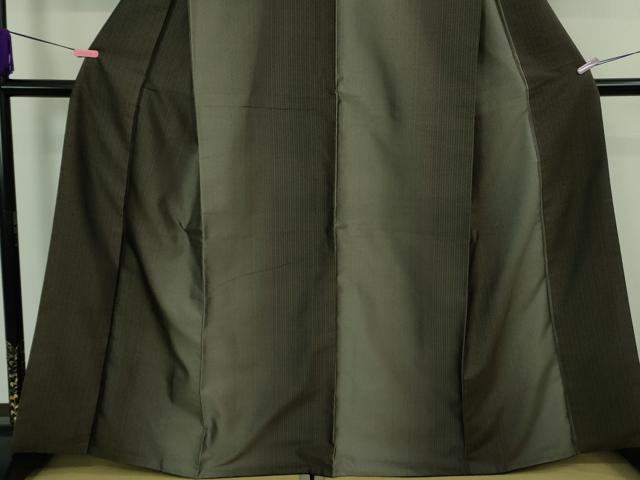 平和屋着物●極上　西陣　とみや織物謹製　お召　間道　逸品　DZAB3830kh6