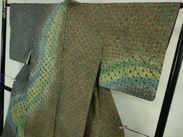 平和屋着物●極上　菅原工房　菅原結作　漢方染紬　訪問着　逸品　DZAB3845kh6