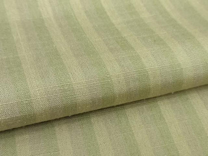 平和屋着物●極上　結城紬　縞　証紙付き　逸品　未使用　DZAB3847kh6