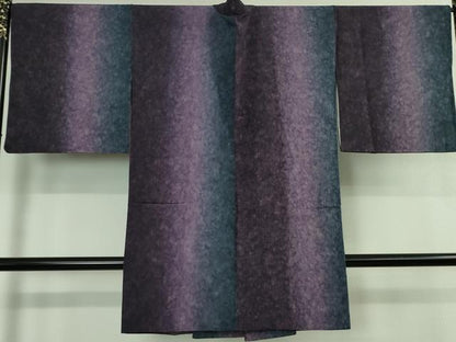 平和屋着物∞極上　道中着　ロング丈　間道　暈し染め　逸品　DZAB3861kh6