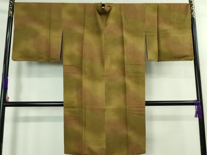 平和屋着物∞極上　道中着　ロング丈　リバーシブル　暈し染め　逸品　DZAB3862kh6