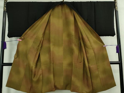 平和屋着物∞極上　道中着　ロング丈　リバーシブル　暈し染め　逸品　DZAB3862kh6