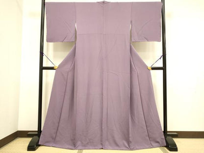 平和屋着物●極上　色無地　濃色　逸品　DZAB3874kh6