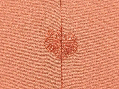 平和屋着物●極上　色無地　紅樺色　逸品　未使用　DZAB3878kh6