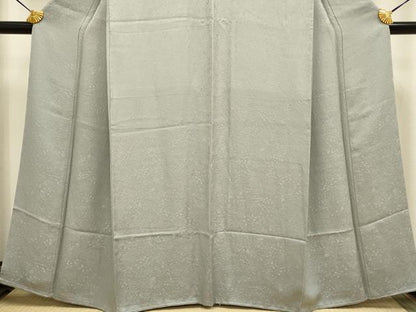 平和屋着物●極上　色無地　人物風景花地紋　潤色　逸品　未使用　DZAB3885kh6