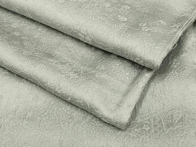 平和屋着物●極上　色無地　人物風景花地紋　潤色　逸品　未使用　DZAB3885kh6