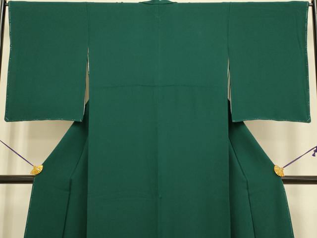 平和屋着物●極上　色無地　濃い虫襖色　逸品　未使用　DZAB3888kh6