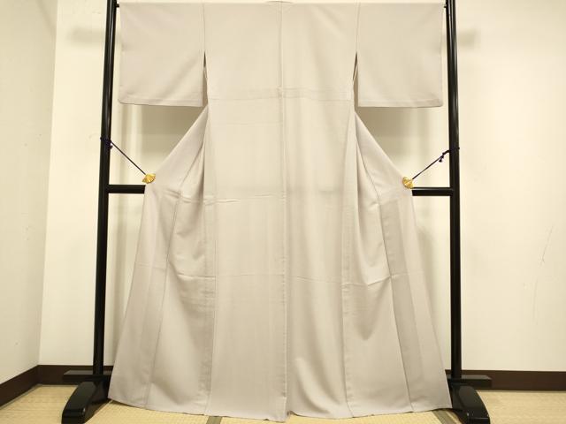 平和屋着物▽極上 洗える最高級着物 ＜英＞はなぶさ謹製 色無地 単衣 胡桃染色 逸品 DZAB3892kh6