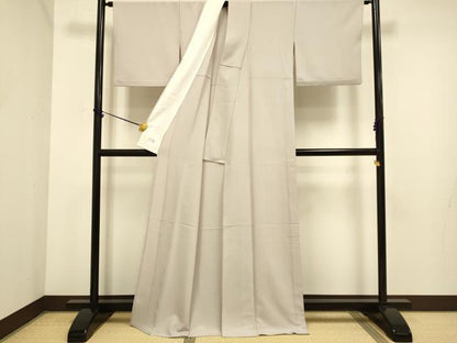 平和屋着物▽極上 洗える最高級着物 ＜英＞はなぶさ謹製 色無地 単衣 胡桃染色 逸品 DZAB3892kh6